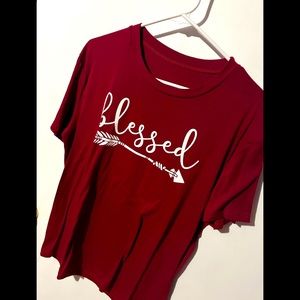 Blessed printed Graphic tee